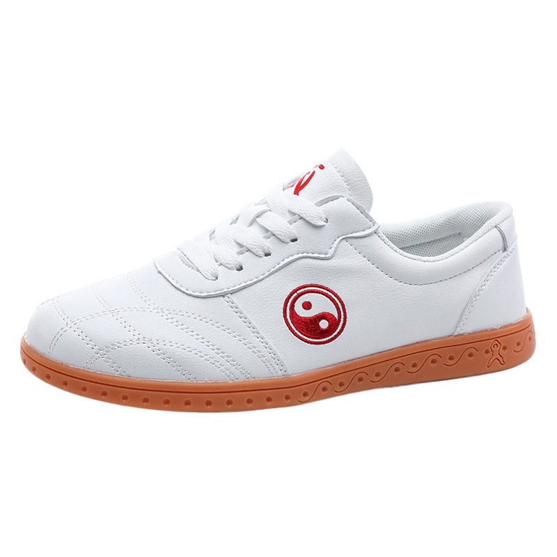 Taijiquan Kung Fu sneaker Women's Chenjiagou Taiji Shoes Soft Cowhide Leather Wushu Shoes Men's Practice Shoes