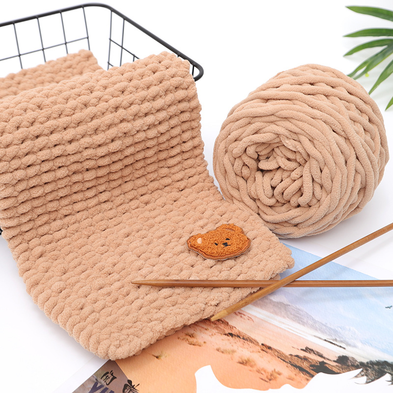 Picture of 0.1kg Ice Yarn Thick Wool Wholesale Single-Strand Knitting Handmade Yarn Icelandic Yarn Hand-Knitted Scarf Yarn Baby Yarn