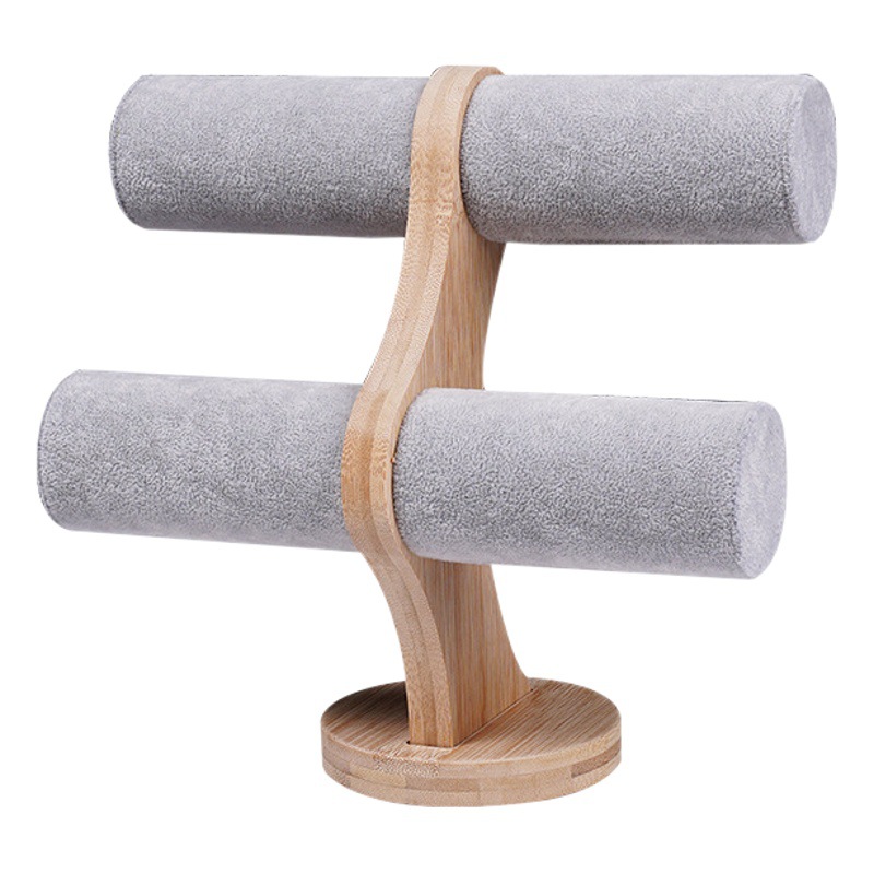 Picture of 2024 New Bamboo Bracelet Display Stand Jewelry Watch Bracelet Storage Stand Jewelry Bracelet Jewelry Hair Ring Storage