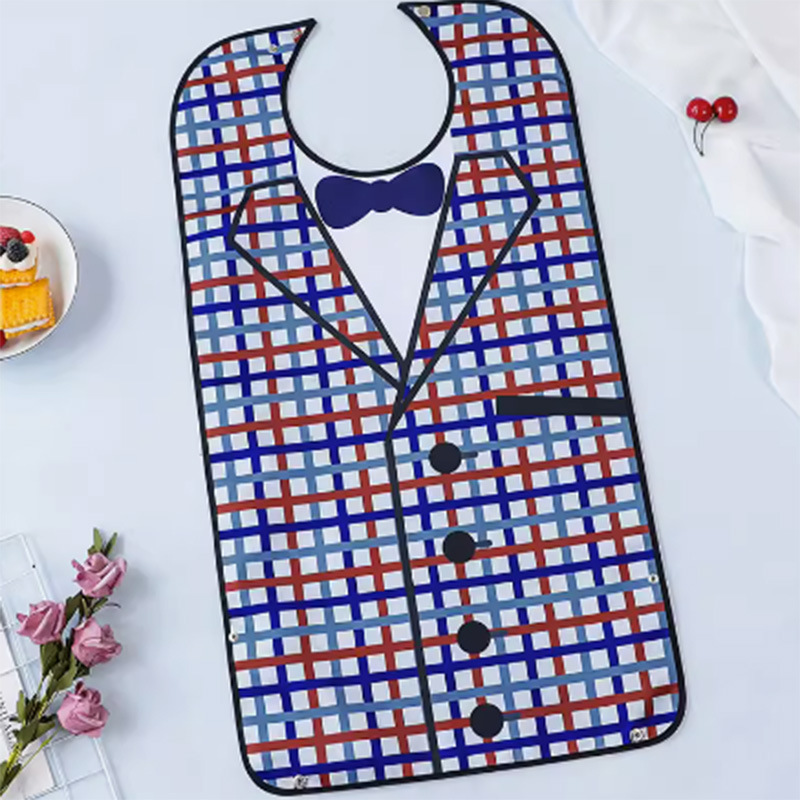 Picture of Cross-border Adult bib bib multiple printed waterproof stain-resistant leak-proof dining bib middle-aged and elderly bib