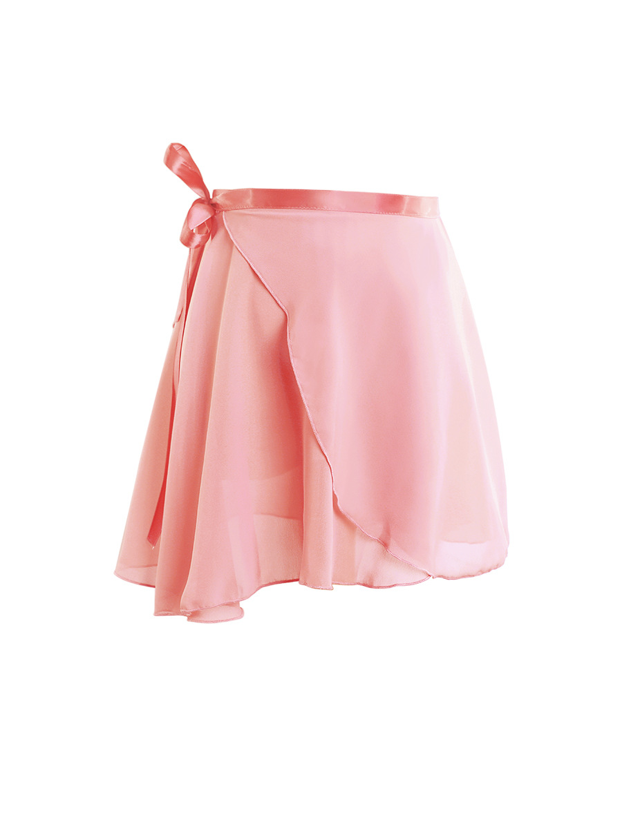 Picture of Ballet Practice Clothes Dance Gauze Skirt Adult One-Piece Skirt Lace-Up Gray Purple Girl Dance Practice Skirt