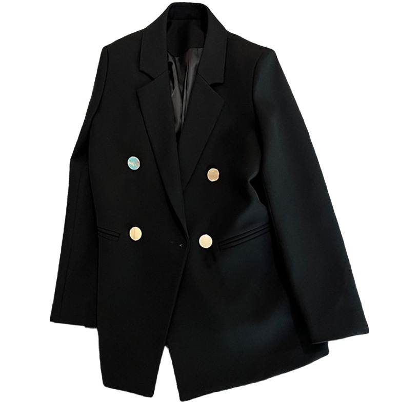 Cross-border Popular Small Suit Commuter plus size Metal Buckle Suit Women Jacket Amazon Women Loose Casual Jacket