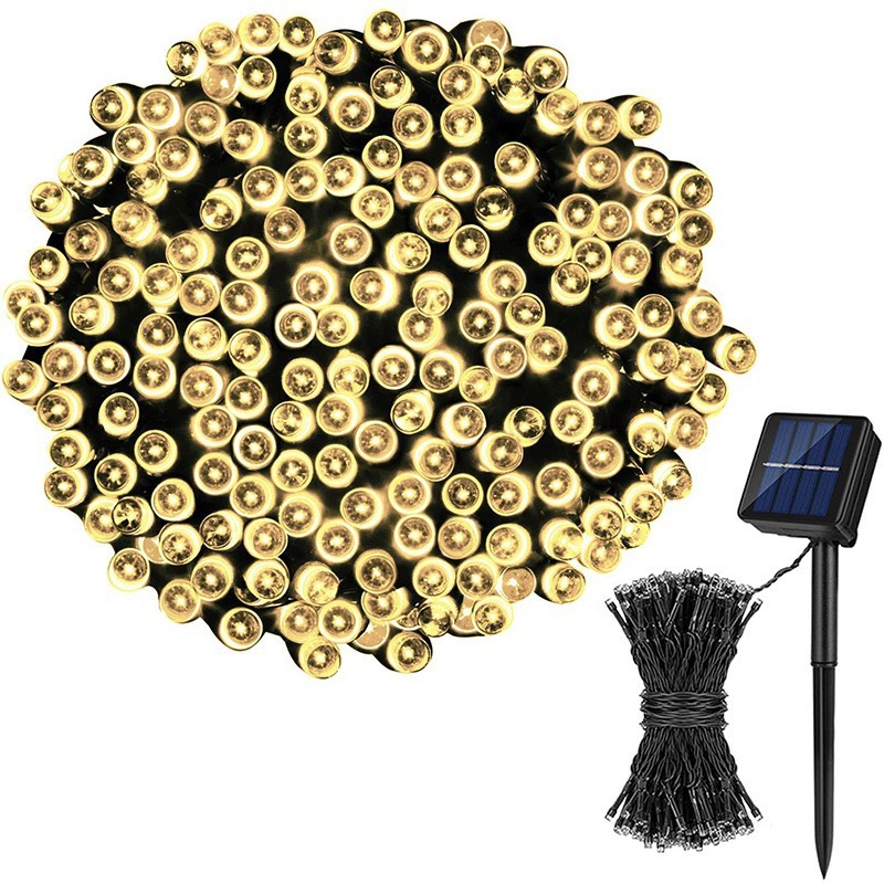 Picture of Ins Outdoor Camping Style Waterproof Solar Light String Led Ground Landscape Light 8 Functions Christmas Garden Decoration