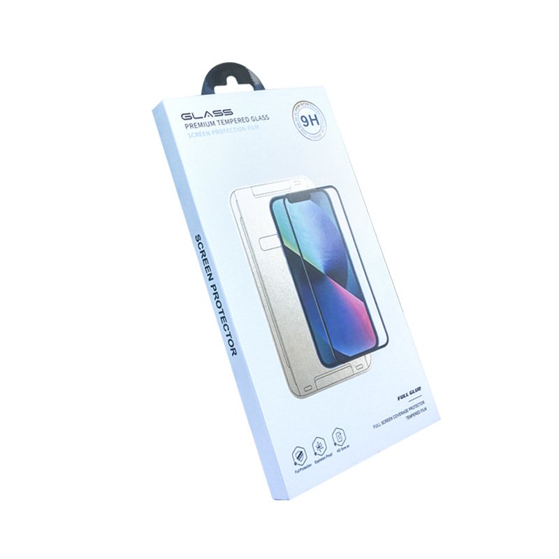 Picture of Apple 15Promax Mobile Phone Case Film Integrated 360-Degree Laser Color Box Tempered Film Mobile Phone Case Packaging Box Customization
