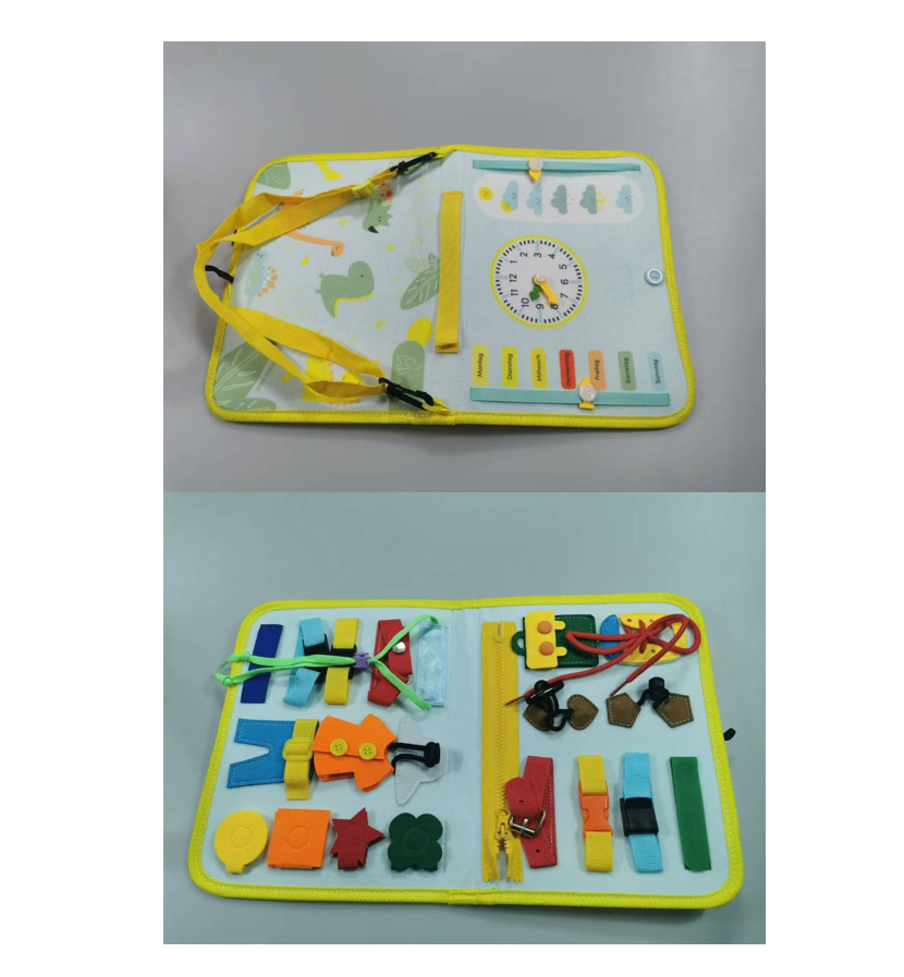 Picture of Cross-border foreign trade felt learning board Montessori early education board busy board children's quiet book cloth book in stock wholesale factory