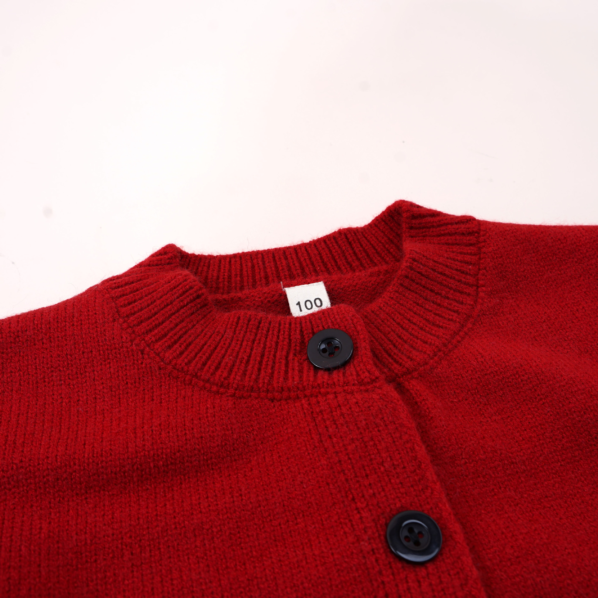 Picture of 2023 autumn and winter new children's sweater children's clothing boys and girls trendy round neck Western style Mori Chinese red knitted cardigan