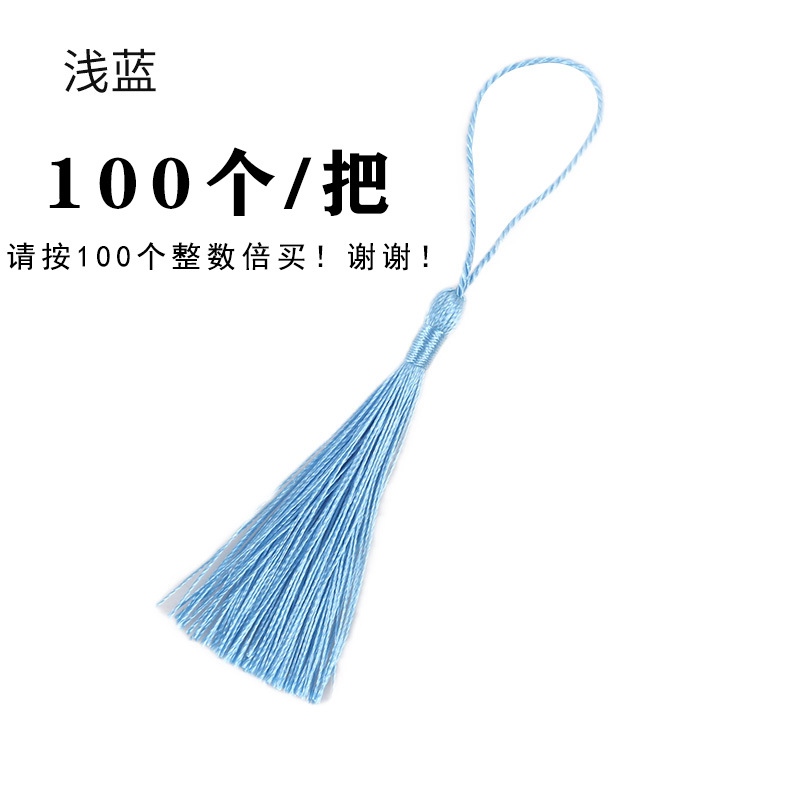 Picture of 90 silk new vertical tassel red envelope candy box bookmark tassel factory direct small tassel hanging spike
