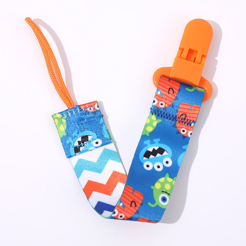 Picture of Factory in stock direct double-sided floral pacifier chain baby toy teether anti-drop chain lanyard baby anti-drop strap
