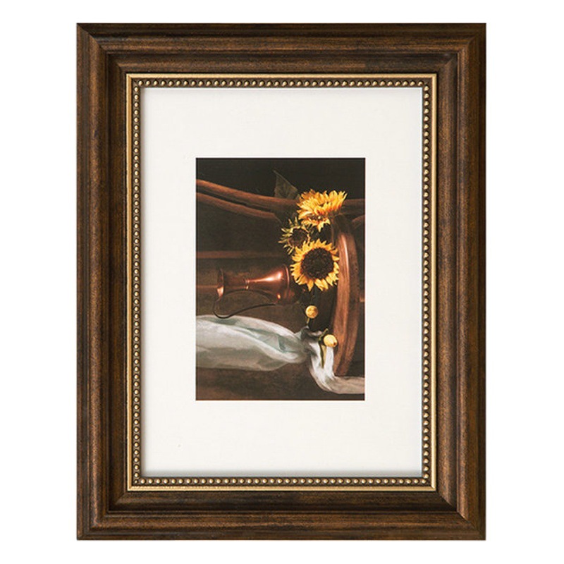 American photo frame table simple style European retro 6 inch 7 inch photo frame table photo printing made photo frame manufacturers