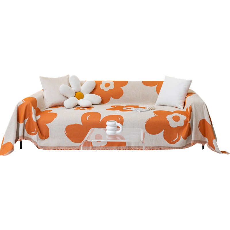 Anti-Cat Claw Sofa Cover Cloth Ins Wind Anti-Slip All-Inclusive Four-Season Universal Backrest Sofa Cover Dust-Proof Sofa Cover Blanket