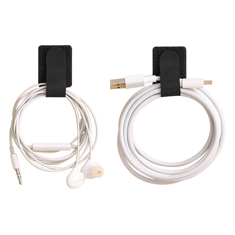 Picture of Velcro cable organizer self-adhesive adhesive power cord Velcro cable tie charging cable storage cable organizer cable organizer