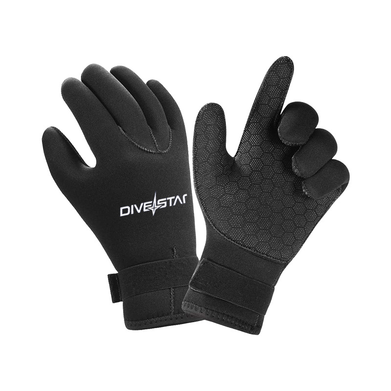 Picture of Cross-Border Wholesale 3/5mm Diving Gloves, Anti-Cut, Anti-Stab, Fishing and Catching Fish, Outdoor Warm, Non-Slip, Snorkeling and Surfing Gloves