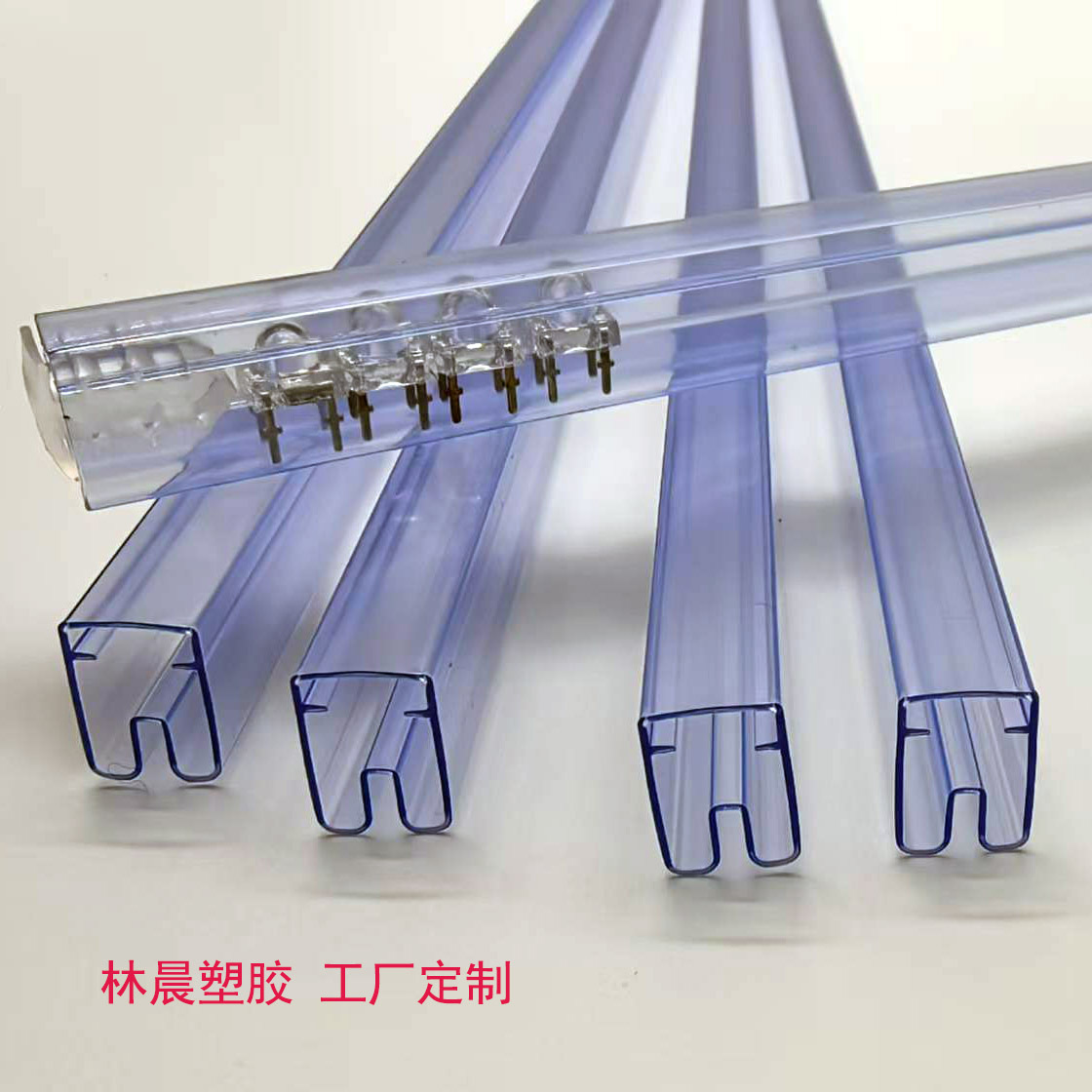 Picture of Ic Material Tube Transparent Packaging Tube Connector Anti-Static Tube Transparent Tube Shenzhen Factory Electronic Components Plastic