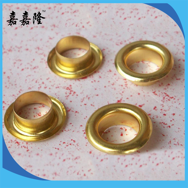 Picture of Four-color eye buckle on the same day spot iron copper stainless steel metal button gas eye buckle metal conventional steam eye eye buckle