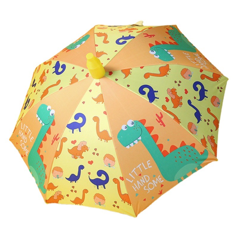 Children's umbrella cute cartoon primary school student automatic vinyl new kindergarten baby waterproof cover children's umbrella