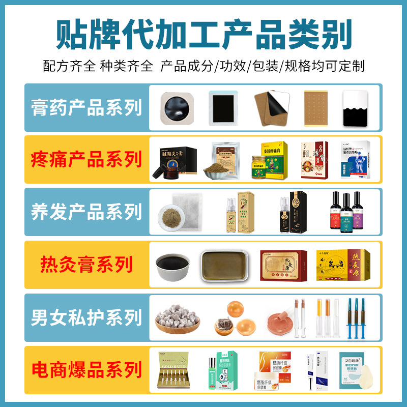 Picture of Cough and Asthma Navel Acupoint Patch Oem Oem Kidsren's Influenza Pharynx Flat Spleen Spleen Elimination Diarrhea Patch Baby Patch
