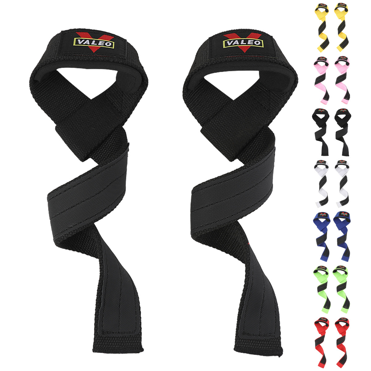 Cross-border Fitness Palm Gloves Men's Pull-up Bushes Wrist Bracers Hard Pull Rally Booster Strap Hard Pull Strap