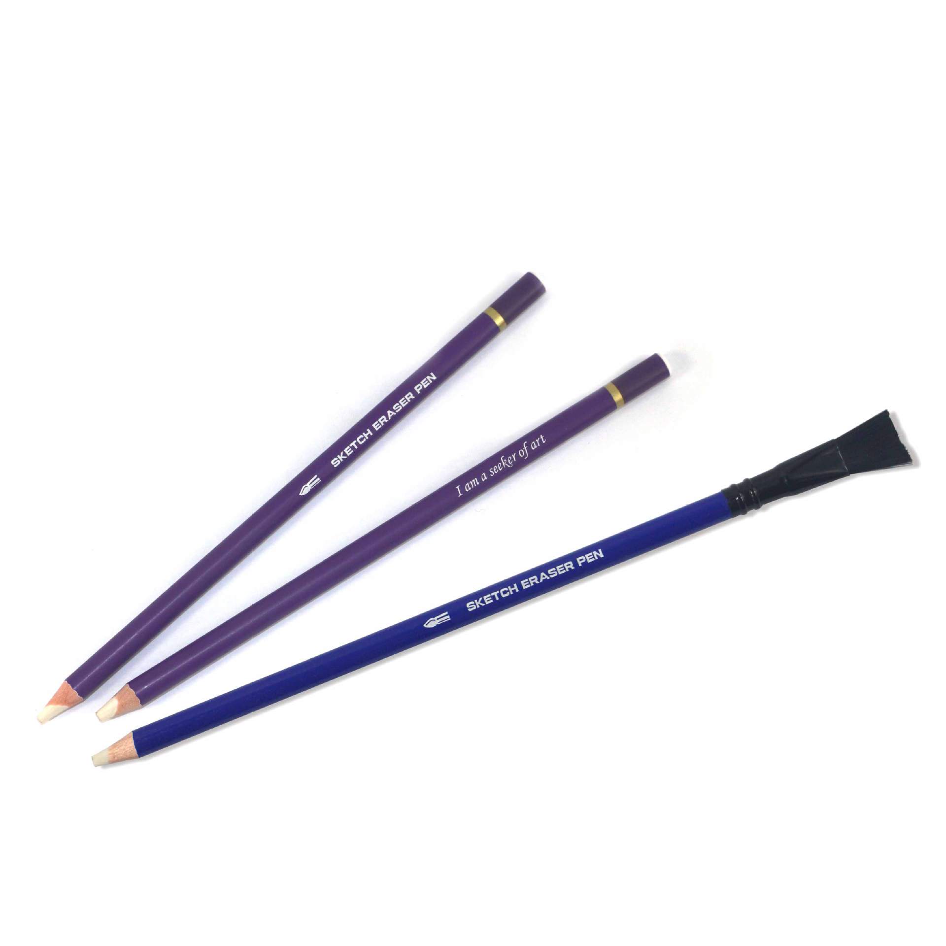 Picture of Factory Direct Sales High-Gloss Eraser Pen Eraser Pencil Erasable Eraser Pen Wooden Customizable Eraser