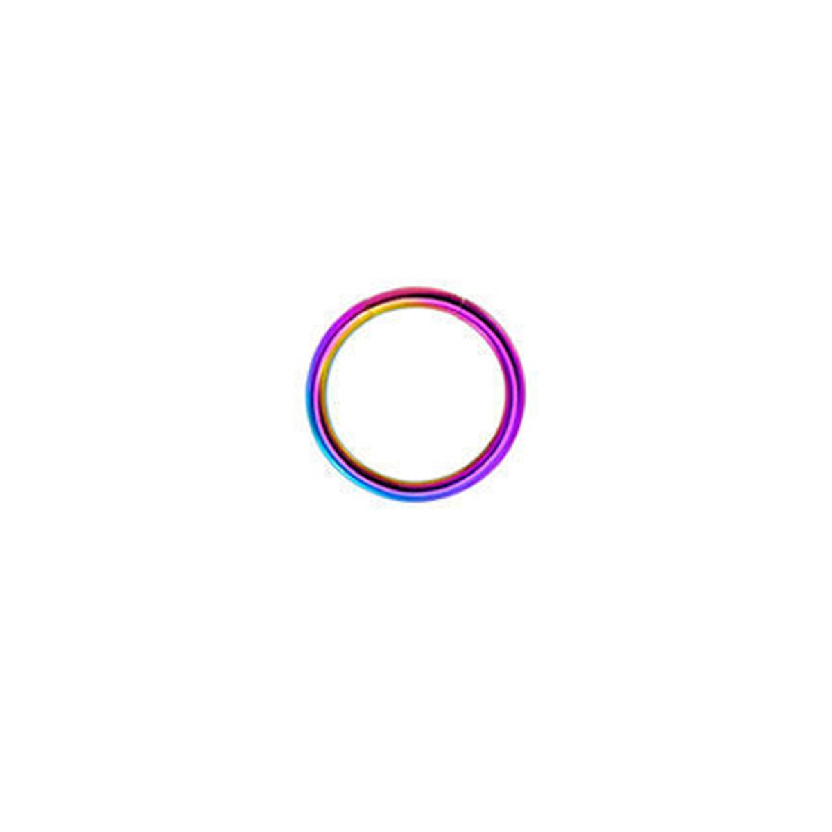 Picture of G23 Titanium Alloy Seamless Closed Ring Lip Ring Nasal Septum Colorful Nose Ring Multi-Purpose Ring Ear Bone Ring Piercing Jewelry