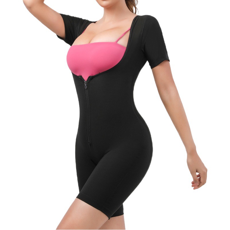 Cross-border Women's Fitness Sports Sweat Suit European and American Chest-lifting Jumbo Body Vest Waist-lifting Hip-lifting Body Shaper