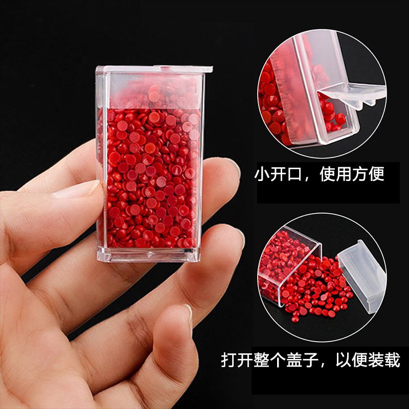 Picture of Factory direct 32 grid 64 grid storage box transparent plastic beads storage box parts nail Nail Box acrylic