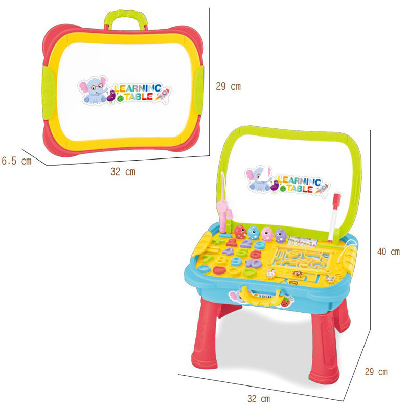 Picture of Multifunctional game learning table drawing board 0503A magnetic writing board educational children's toys wholesale mixed batch