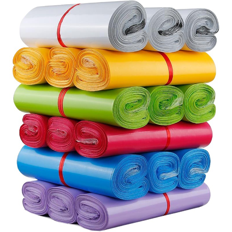 Logistics Packaging Waterproof Bag Thickeneded E-Commerce Express Packaging Bag Colorful Packaging Delivery Bag White Express Bag