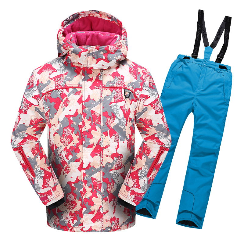 Picture of Cross-border e-commerce Phoebe Elephant Children's Ski Suit Warm Jacket Outdoor Thickened Waterproof for Boys and Girls