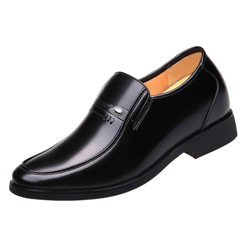 Spring men's leather shoes extra large size 48 men's height-increasing business formal wear height-increasing shoes for middle-aged and elderly fathers shoes