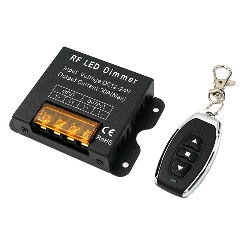 Led Dimmer Control Dimmer Knob Voltage Adjustment Stepless Switch Dc12V-24V30A Dc Stepless Dimming