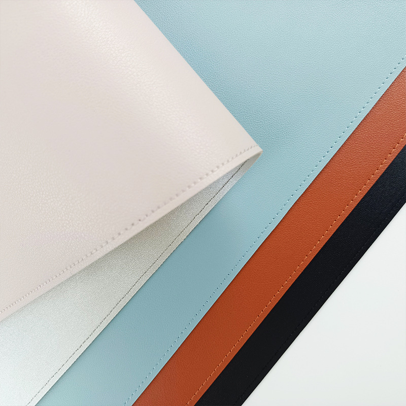 Double-Sided Leather Mouse Pad, No-Clean, Extra Large Stain-Resistant Anti-Slip Pad, Office Computer Desk Pu Leather Writing Pad Wholesale