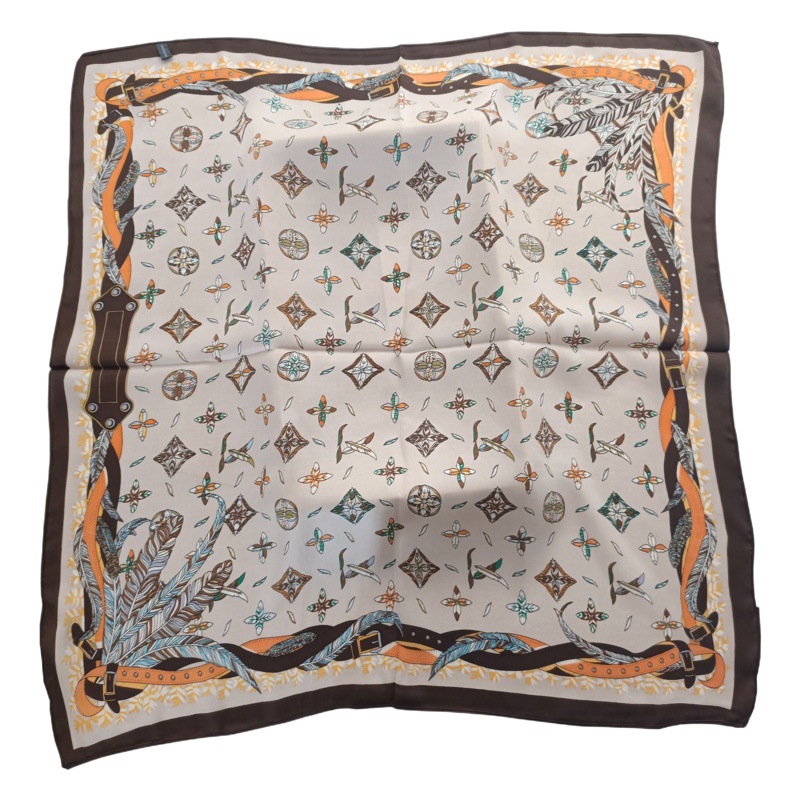 Hangzhou vintage70 satin scarf women's silk scarf silk scarf all-match square scarf shawl