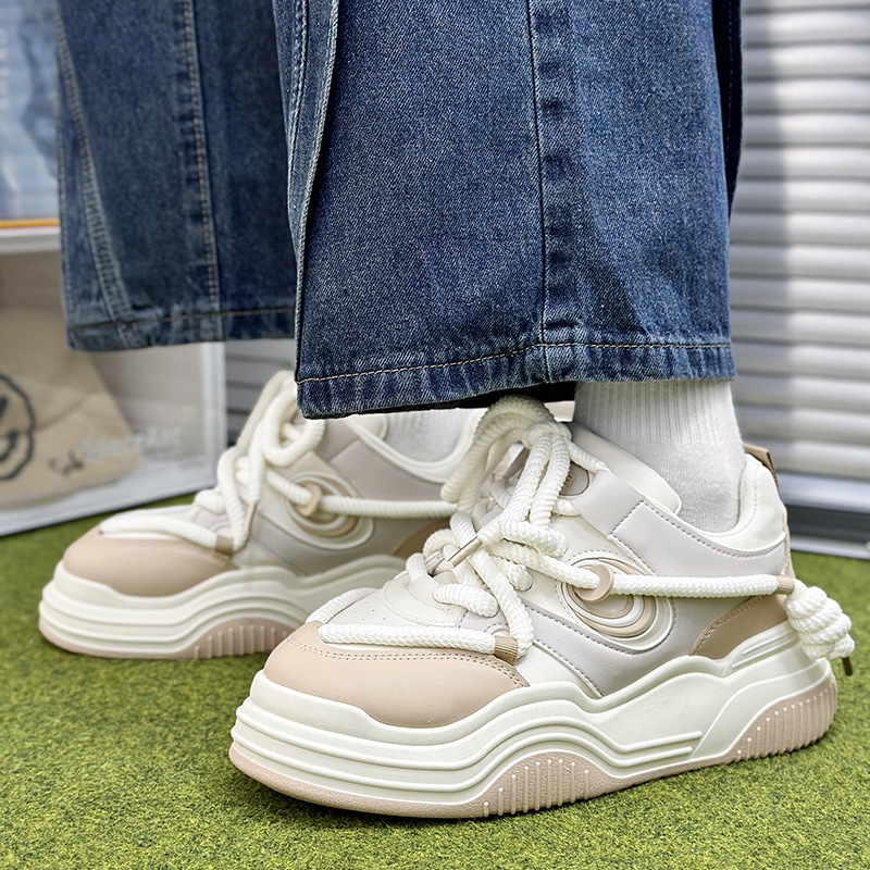 Niche Design Bread Shoes Casual New National Fashion Brand Torre Shoes Sports Skate Shoes Inner Elevational Shoes Shoes