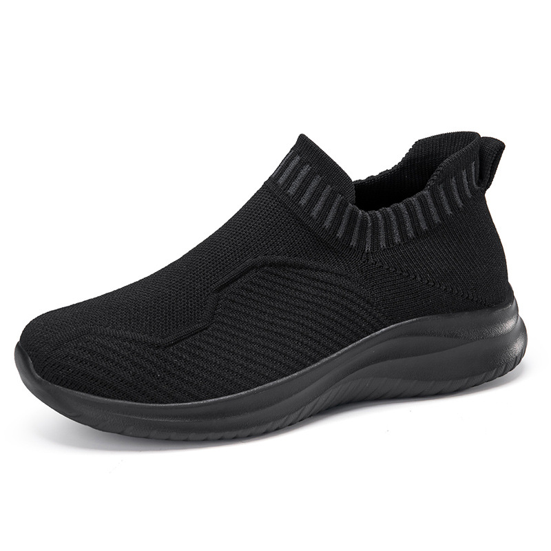 Picture of Cross-border plus size new socks shoes summer walking casual women's shoes breathable fly woven running sneaker lazy feet
