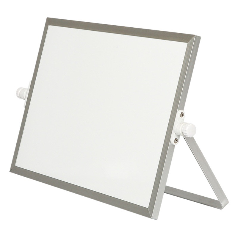 Desktop Stand Dry-erase Whiteboard Magnetic Noteboard Movable Home Desktop Message Board Double-sided Writing Board