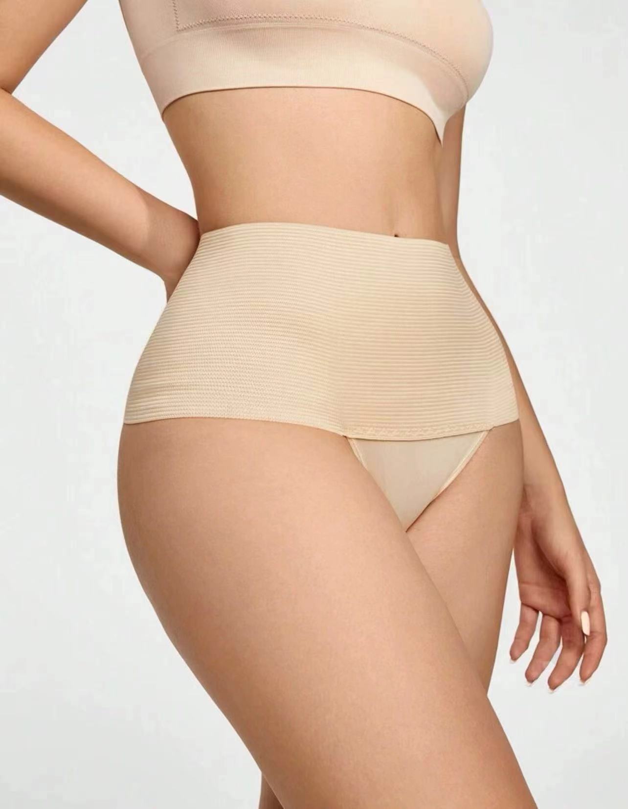 Picture of Fallslim Women's Tummy Control Thongs High Waist Flat Belly