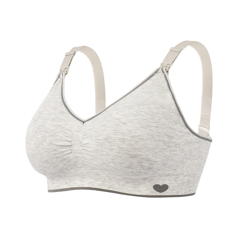 Picture of Modal Seamless Nursing Bra New Black Breathable Maternity Bra Elastic Large Sleep Bra Foreign Trade Cross-Border