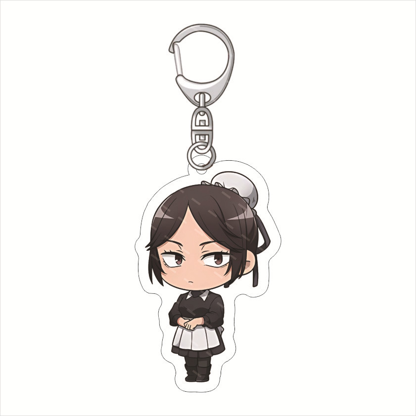 Picture of Curse back to war: Huaiyu Jade folding acrylic keychain five Wu Xia Youjie Fu black seer pendant