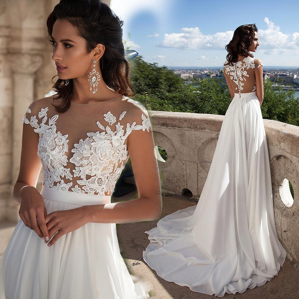 Gauze Wedding Dress 2025 New Spring Sleeve Bride Wedding Slim Waist Slimming Look Lace Tail Travel Photography