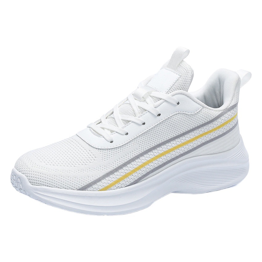 2024 spring new men's shoes plus size 50 foreign trade men's casual shoes trendy white shoes breathable running sneaker