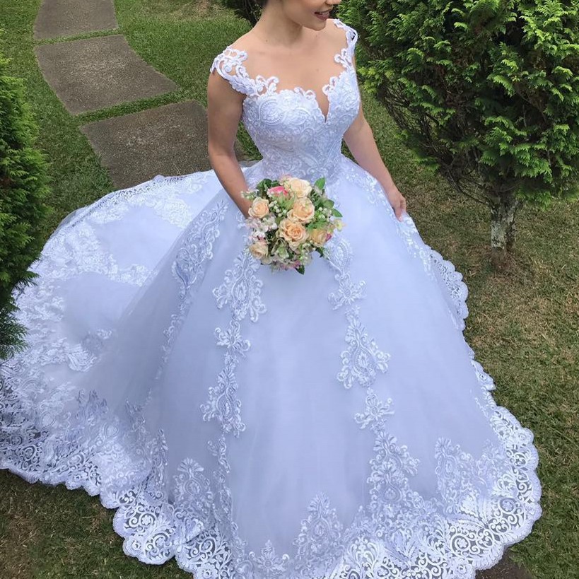 Wedding dress Amazon new deep V pettiskirt elegant fashion backless travel photography banquet wedding plus size