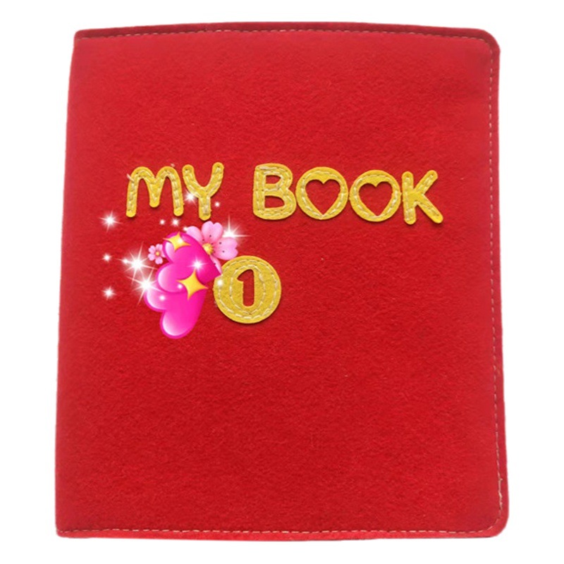 Kindergarten Educational Educational Cloth Book Handmade DIY 3-4-5-6 Years Old to Develop Hands-On Ability Felt Learning Picture Book