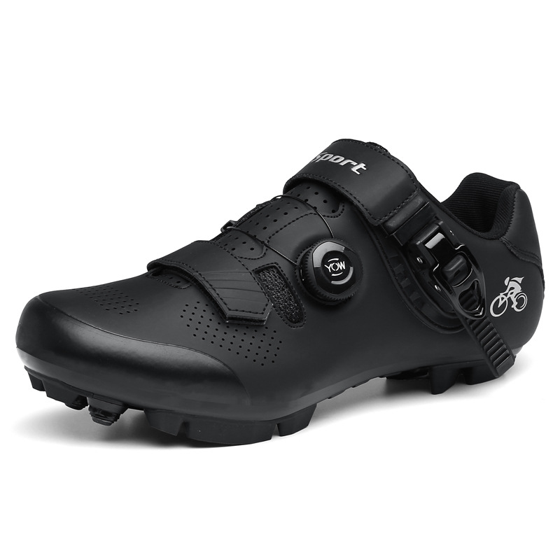 New cross-border lock cycling shoes lock shoes cycling shoes men's bicycle shoes lock-free mountain cycling shoes a generation of hair