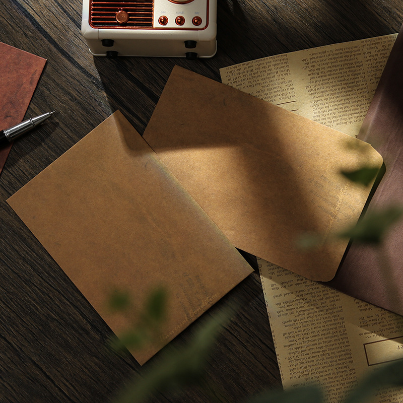 Picture of Retro envelope antique do old creative Kraft paper manufacturers envelope bag storage special paint envelope