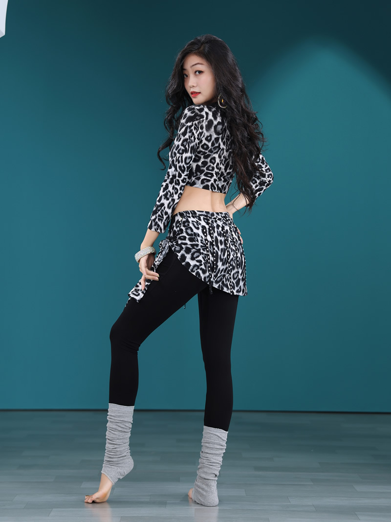 Picture of Dancer Belly Dance Practice Clothing Autumn and Winter New Oriental Dance Clothing Performance Clothing suit Trousers 5018