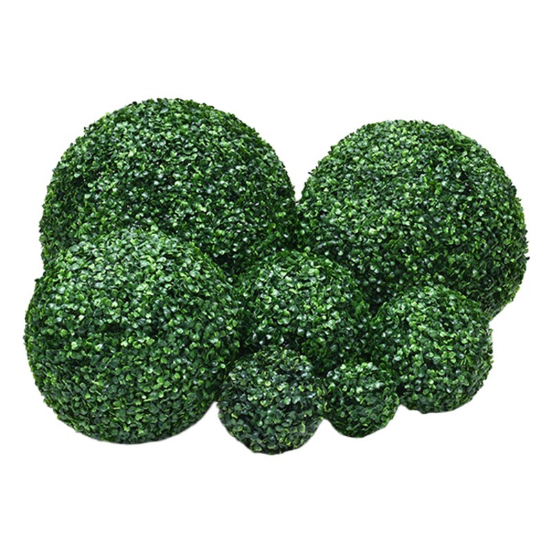 Simulation grass ball Milan grass ball plastic flower ball artificial grass ball mall decoration home green grass ball wholesale