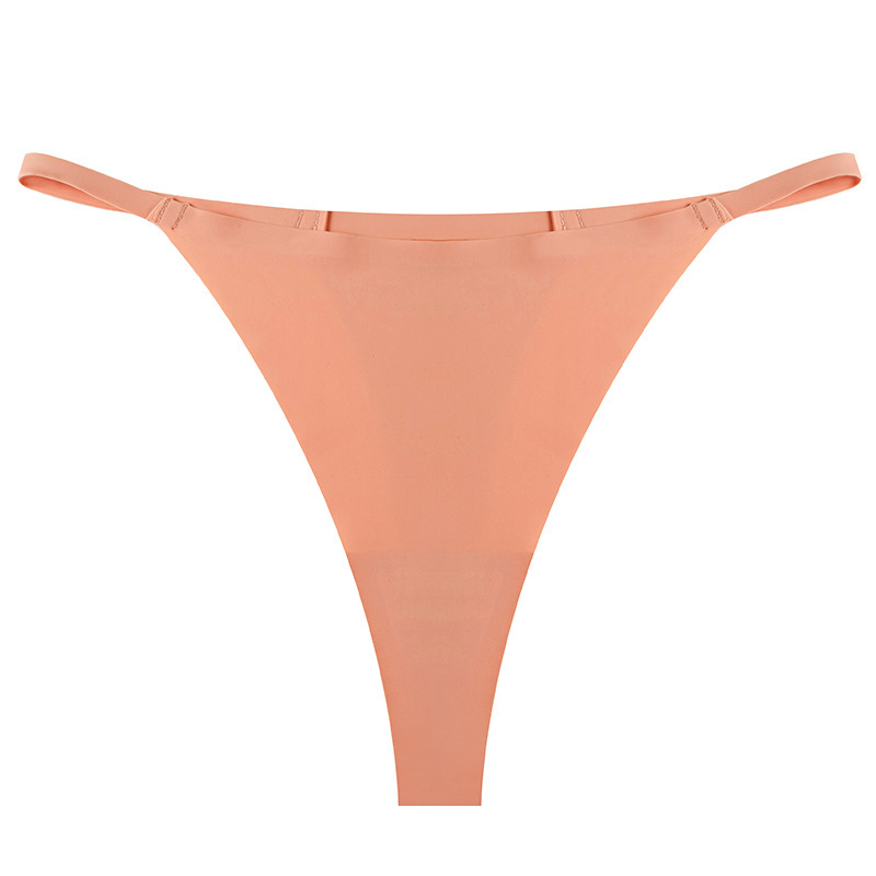 Picture of Cross-border supply underwear sports one-piece T-pants ice silk breathable quick-drying low waist seamless sexy thin thong