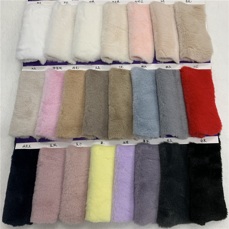 900g small rabbit fur 8 Fur Rabbit mink padded Rex rabbit fur super soft anti-dropping rabbit fur extra thick boutique velvet fabric