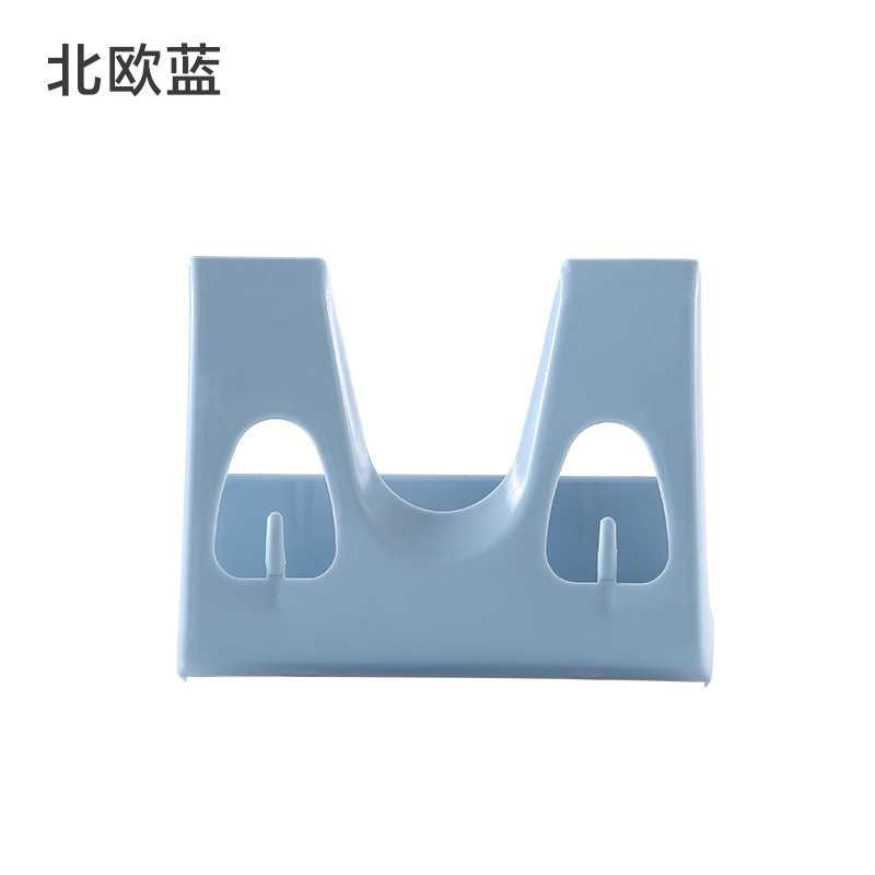 Picture of Simple Pot Cover Rack Storage Rack Kitchen Multifunctional Wall Hanging Palette Rack Nail-free Hole-free Hook Kitchen Rack