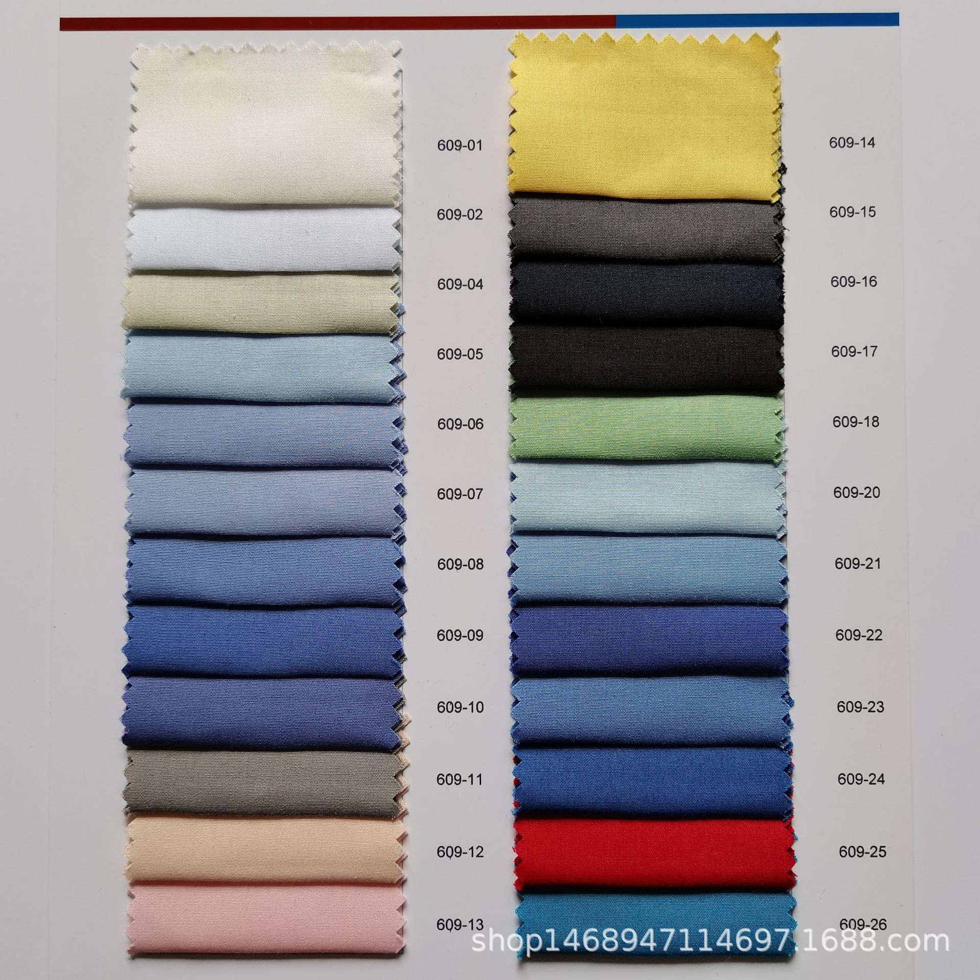 In stock supply 45 polyester cotton plain TC poplin cloth solid color shirt work clothes clothing fabric